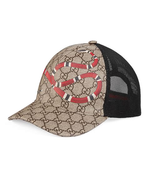 mens gucci snake cap|gucci baseball cap price.